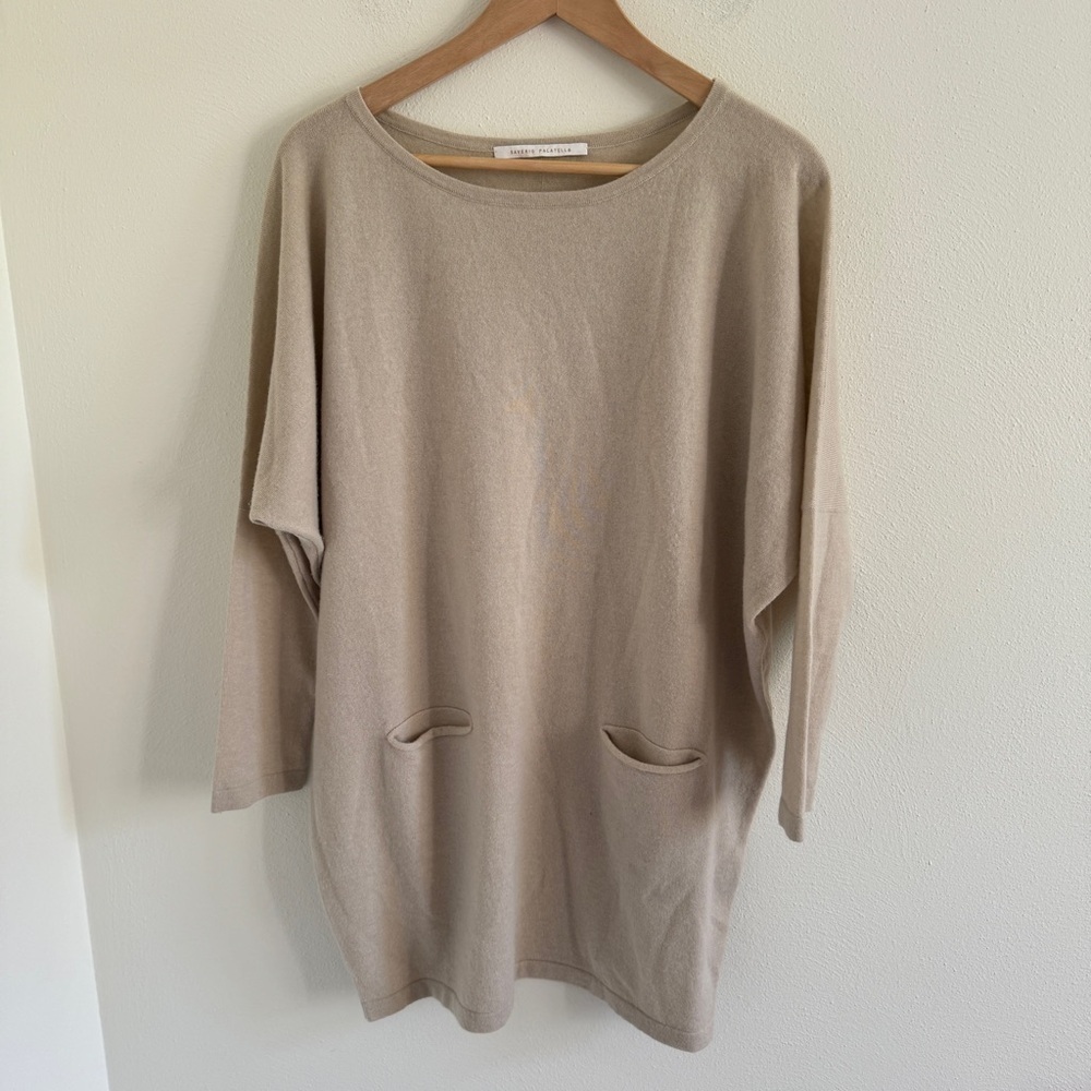 Saverio Palatella 100% cashmere oversize sweater S/M